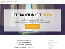 Tablet Screenshot of blusterydaydesign.com